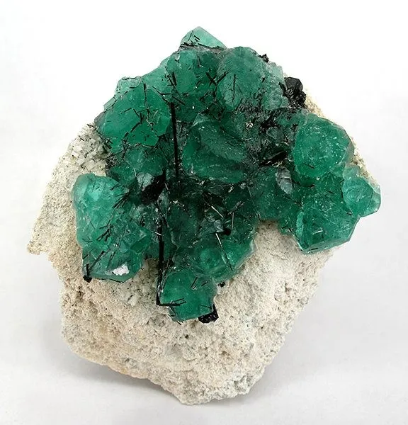 Fluorite, Schorl image