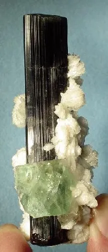 Fluorite, Schorl, Albite image