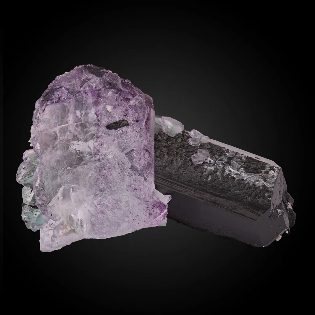 Fluorite, Schorl image