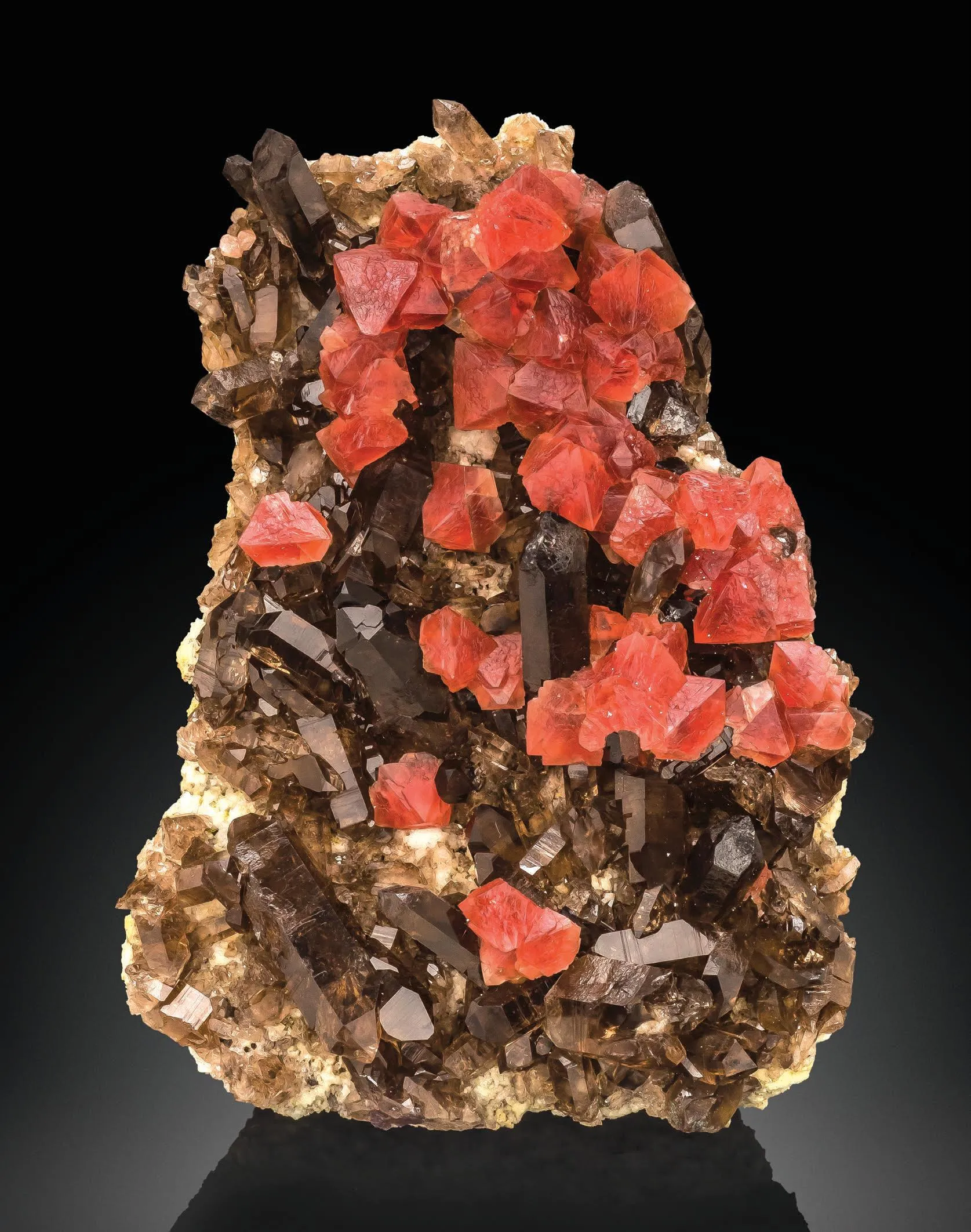 Fluorite, Smoky Quartz - image 1