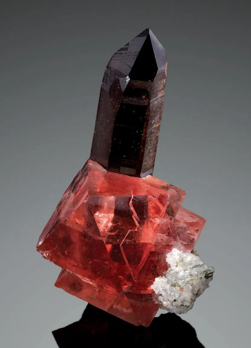 Fluorite, Smoky Quartz - image 1