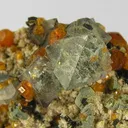 Fluorite, Spessartine - image 2