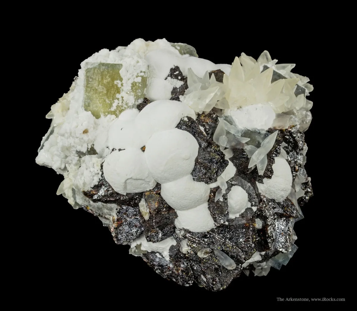 Fluorite, Sphalerite, Baryte, Calcite, Chalcopyrite - image 1