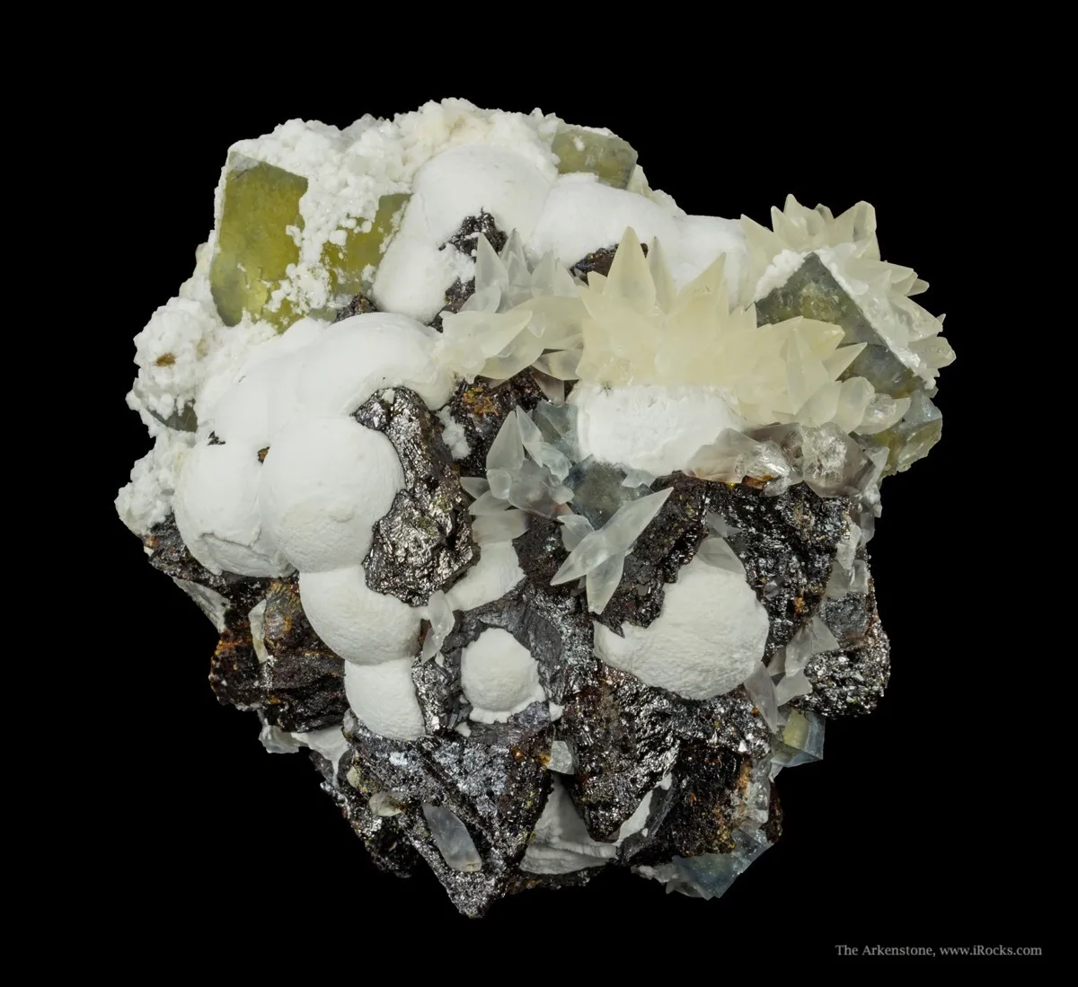Fluorite, Sphalerite, Baryte, Calcite, Chalcopyrite - image 2