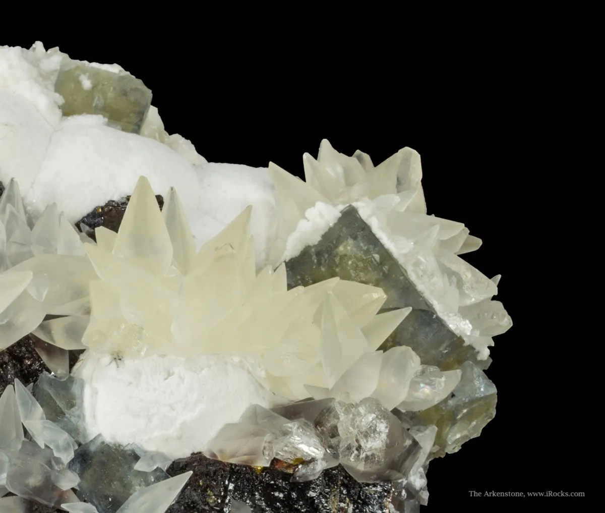 Fluorite, Sphalerite, Baryte, Calcite, Chalcopyrite - image 3