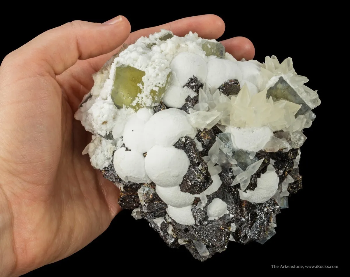 Fluorite, Sphalerite, Baryte, Calcite, Chalcopyrite - image 6