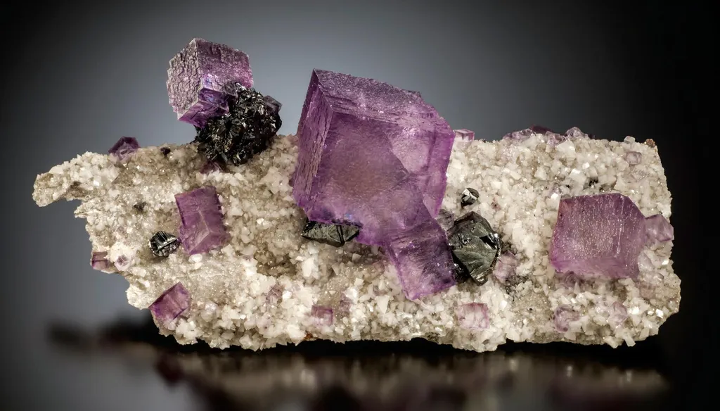 Fluorite, Sphalerite image