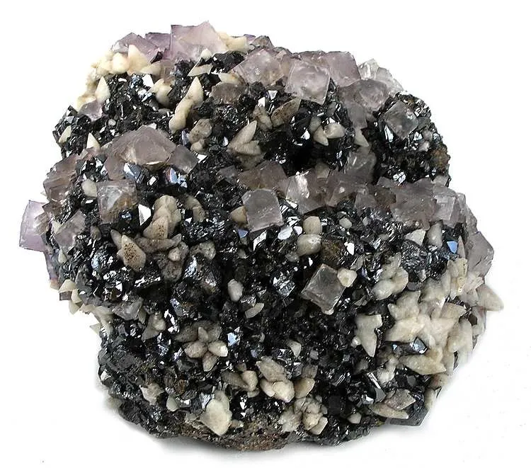 Fluorite, Sphalerite, Calcite image