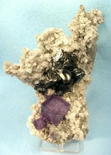 Fluorite, Sphalerite, Dolomite image