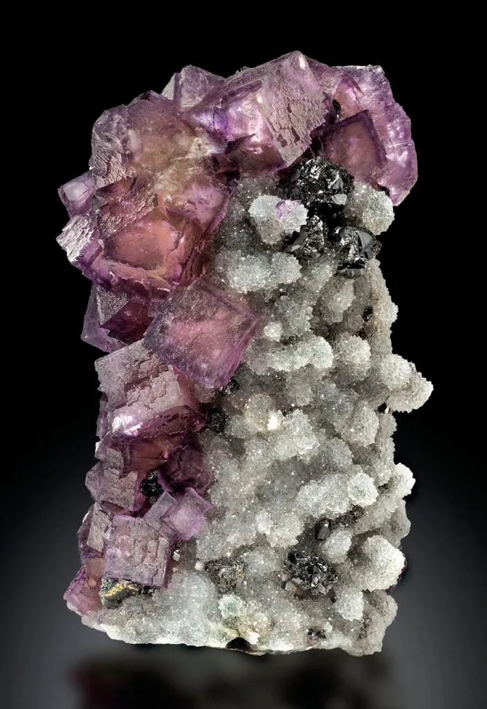 Fluorite, Sphalerite, Quartz image