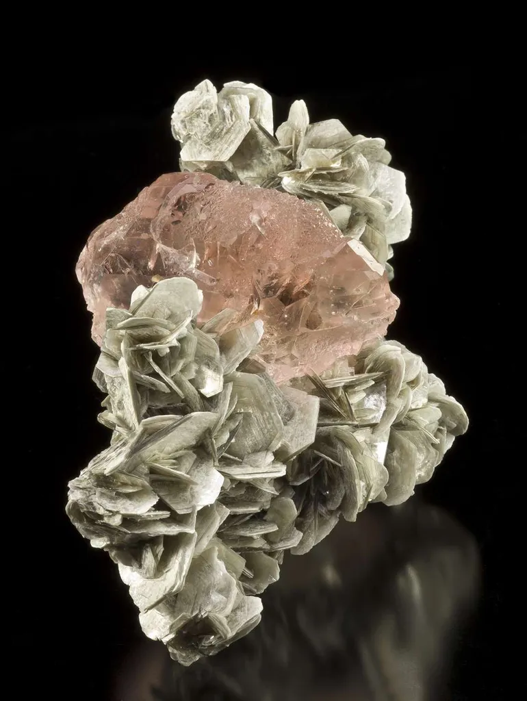 Fluorite (Spinel Twin) on Muscovite - image 3