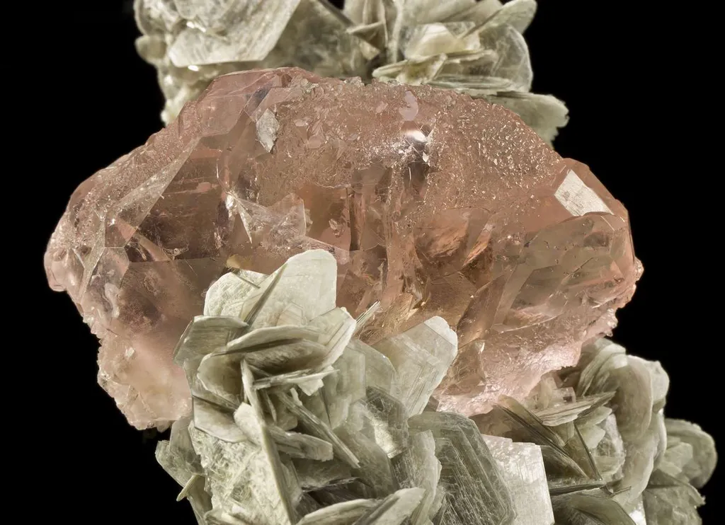 Fluorite (Spinel Twin) on Muscovite image