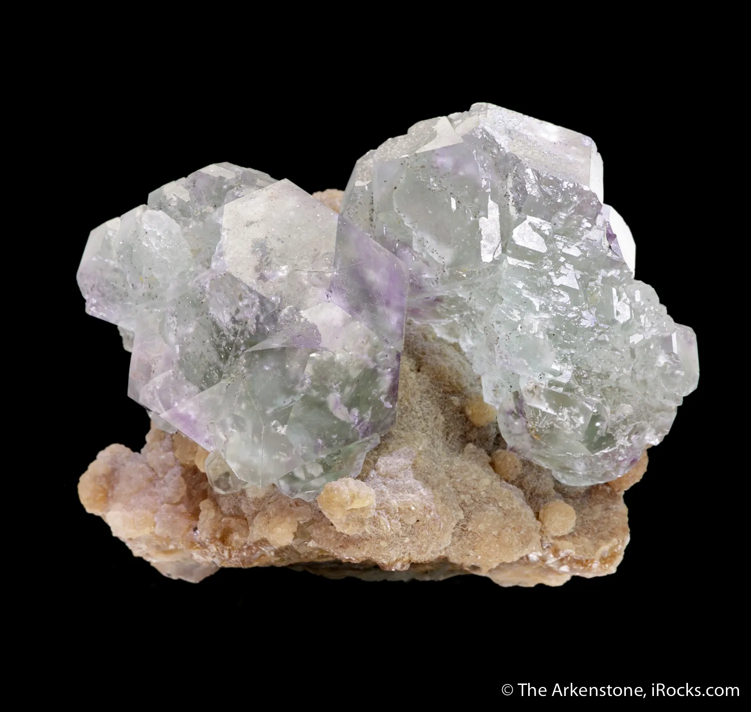 Fluorite (Spinel twinned) on Muscovite - image 4