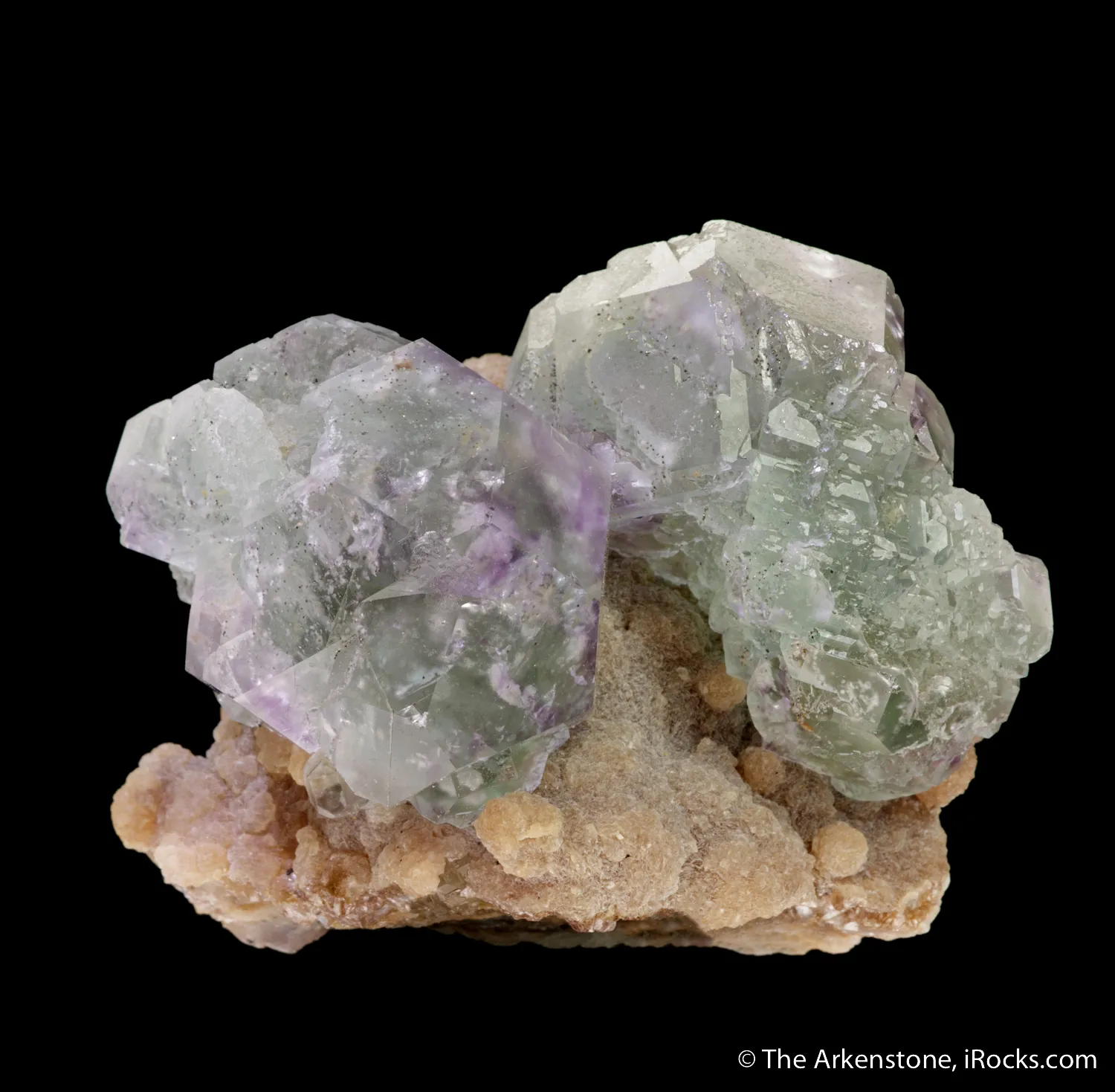 Fluorite (Spinel twinned) on Muscovite - image 7