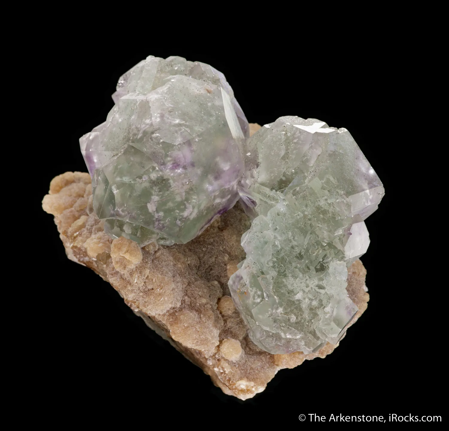 Fluorite (Spinel twinned) on Muscovite - image 5