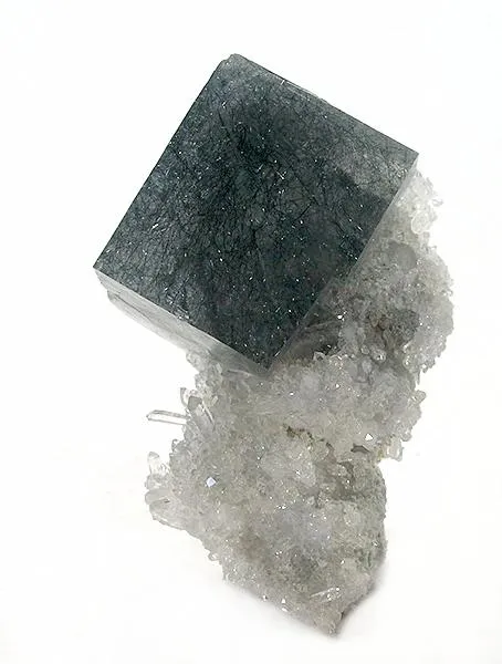 Fluorite, Stibnite image