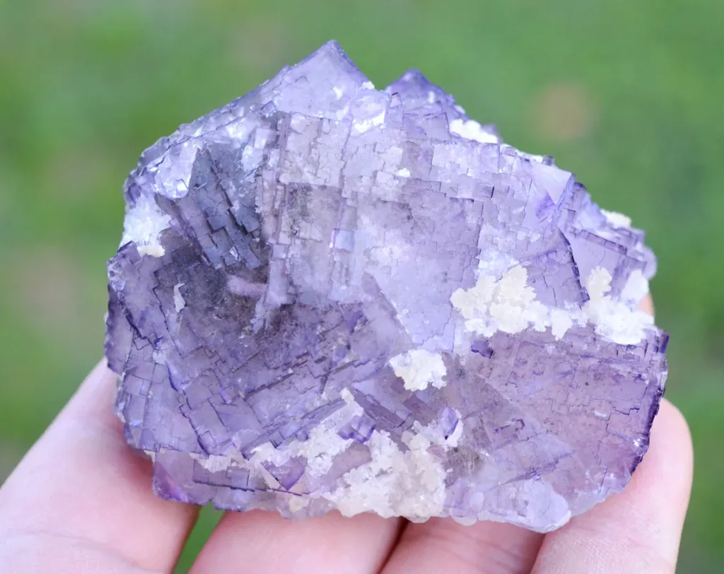 Fluorite & Strontianite 327 grams - Melchor Múzquiz, Múzquiz Municipality, Coahuila, Mexico image
