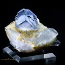 Fluorite sur Quartz - image 2