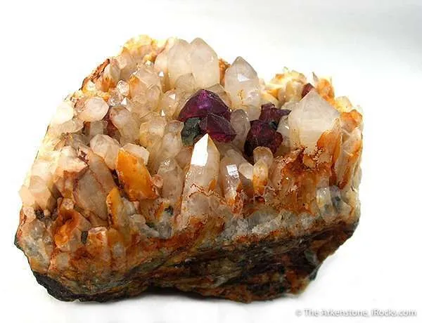Fluorite (Tetrahexahedral) and Quartz image