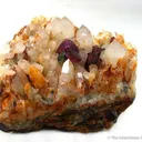 Fluorite (Tetrahexahedral) and Quartz - image 1