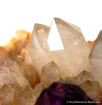 Fluorite (Tetrahexahedral) and Quartz - image 4