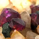 Fluorite (Tetrahexahedral) and Quartz - image 3