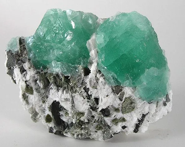 Fluorite, Tourmaline image