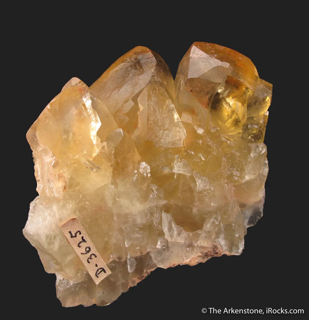 Fluorite (twinned) included by Cinnabar, with Pyrite - illustrated - image 5