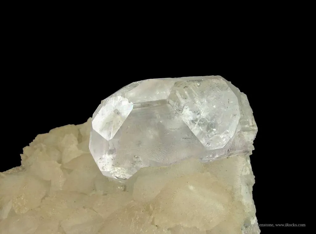 Fluorite (Twinned) on Calcite (Fluorescent) - image 4