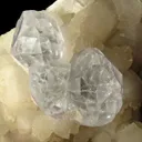 Fluorite (Twinned) on Calcite (Fluorescent) - image 5