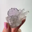 Fluorite (twinned) on Quartz - image 2
