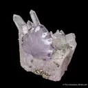 Fluorite (twinned) on Quartz - image 6