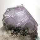Fluorite (twinned) with Hyalite Opal - image 5
