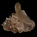 Fluorite (unusual Formation) on MM Quartz Natural Mineral Specimen - image 1