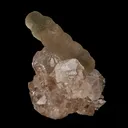 Fluorite (unusual Formation) on MM Quartz Natural Mineral Specimen - image 2