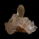Fluorite (unusual Formation) on MM Quartz Natural Mineral Specimen - image 4