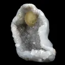 Fluorite (unusually spherical) on MM Quartz Natural Mineral Specimen - image 2