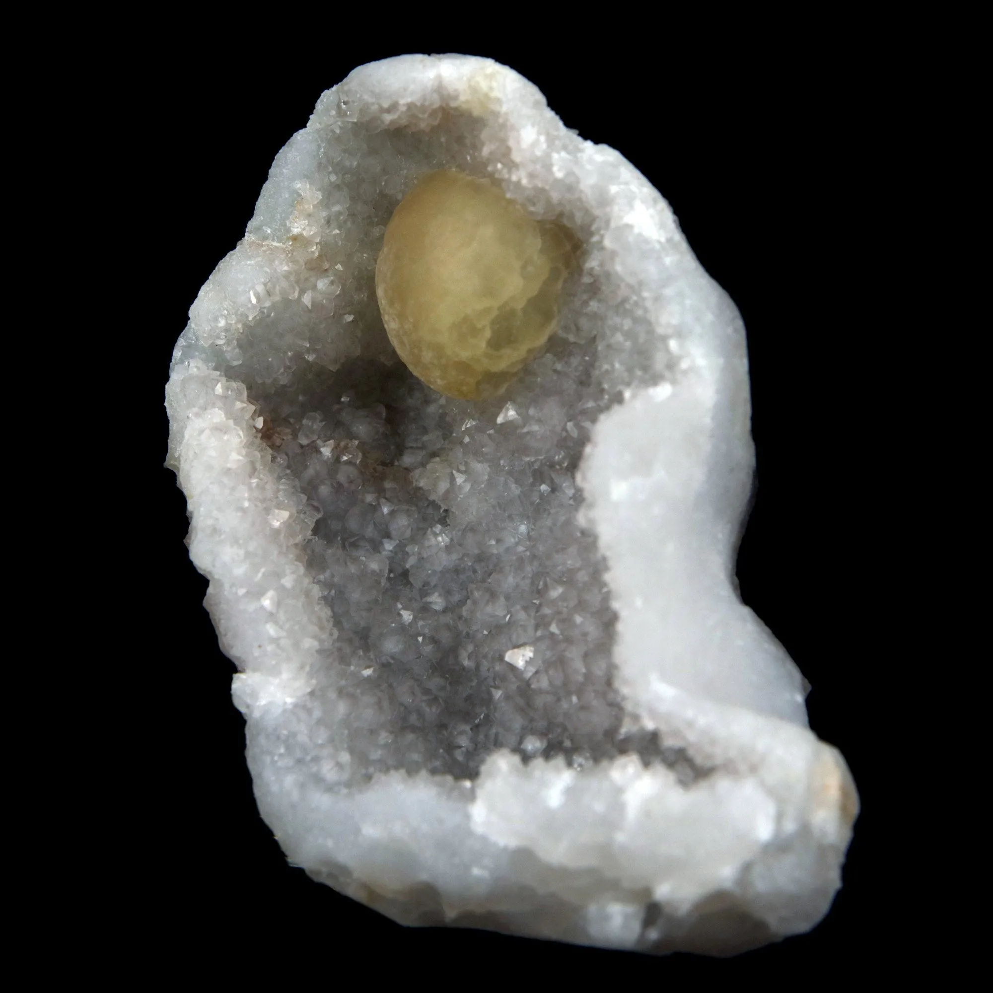 Fluorite (unusually spherical) on MM Quartz Natural Mineral Specimen - image 2