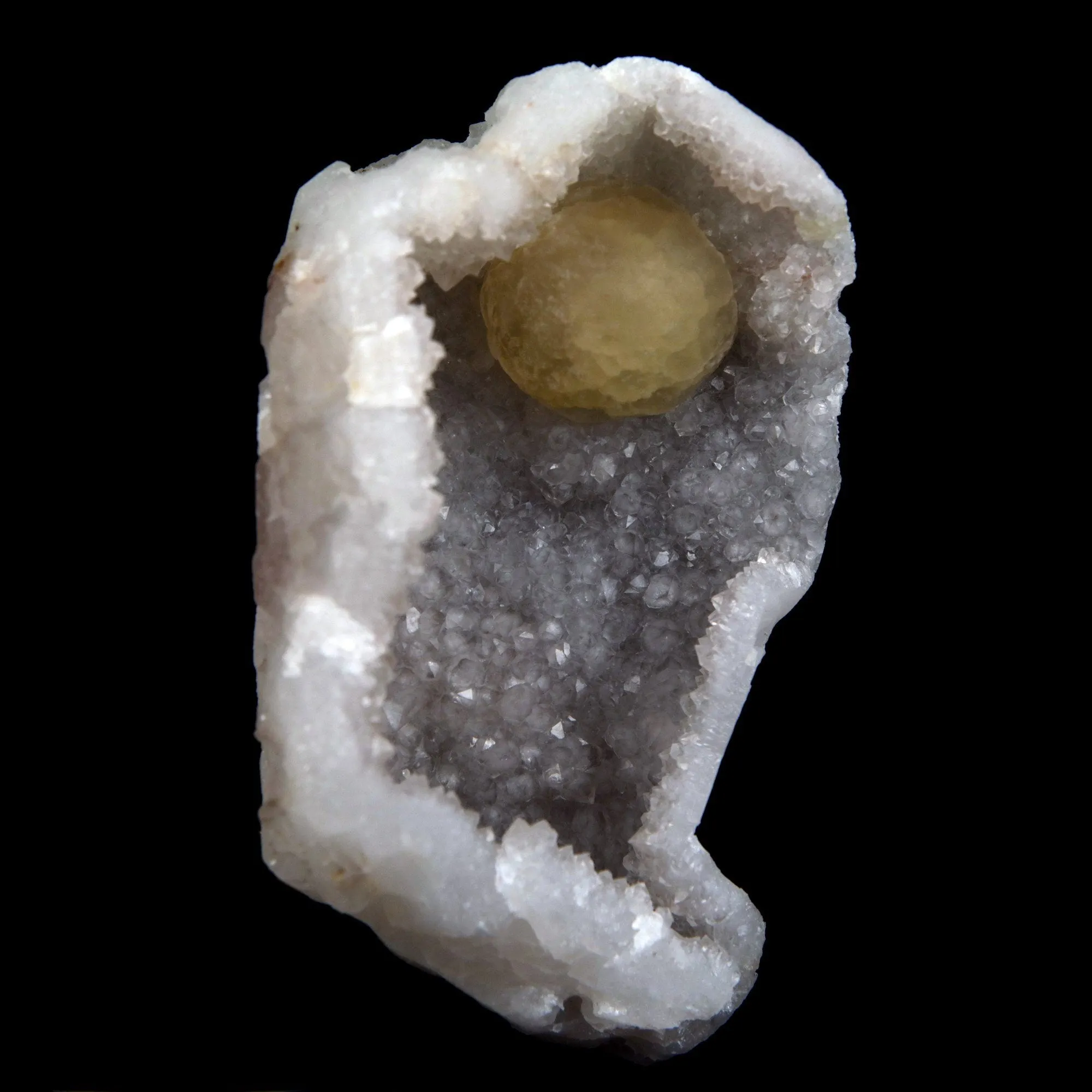 Fluorite (unusually spherical) on MM Quartz Natural Mineral Specimen - image 3