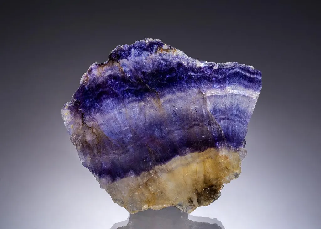 Fluorite var. Blue John image