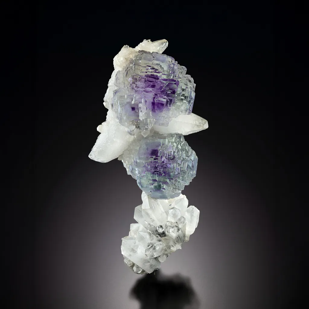 Fluorite w/ Quartz & Calcite image