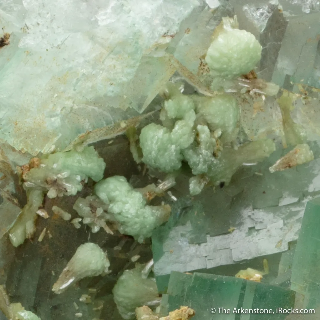 Fluorite with Adamite - image 5