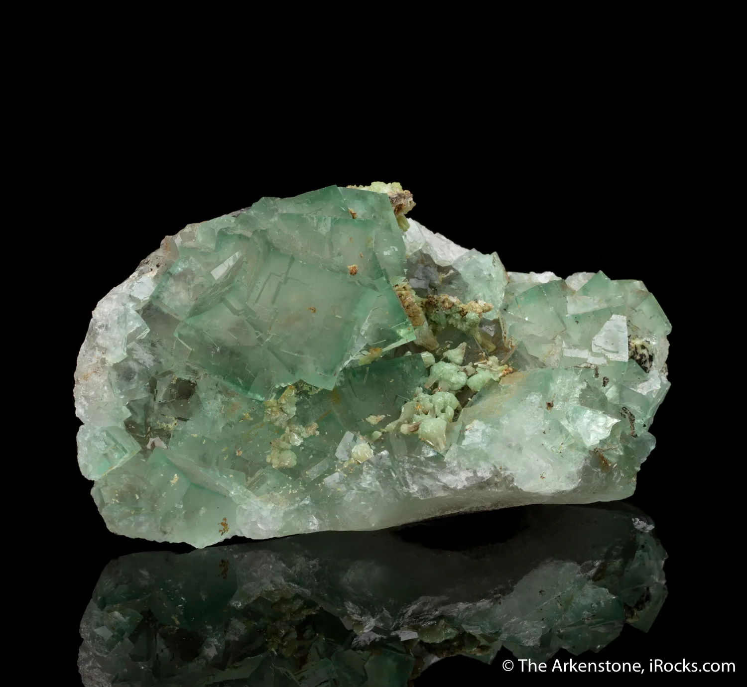 Fluorite with Adamite - image 4