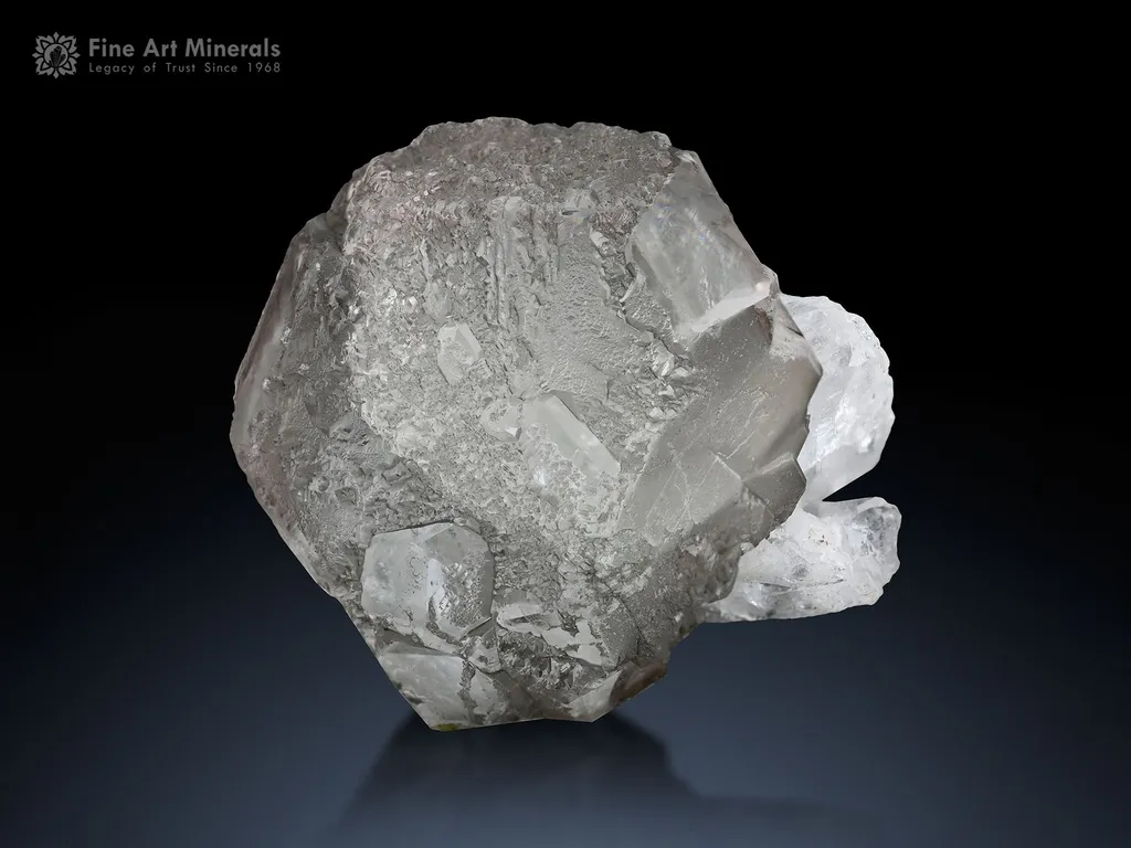 Fluorite with Albite from Pakistan image