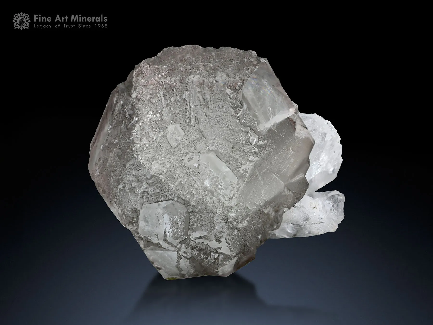 Fluorite with Albite from Pakistan - image 1