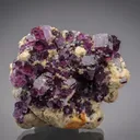 Fluorite with Apatite and Calcite - image 1