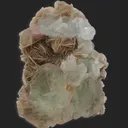 Fluorite with Aquamarine, Muscovite and pink Fluorapatite - image 1