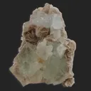 Fluorite with Aquamarine, Muscovite and pink Fluorapatite - image 4