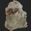 Fluorite with Aquamarine, Muscovite and pink Fluorapatite - image 2