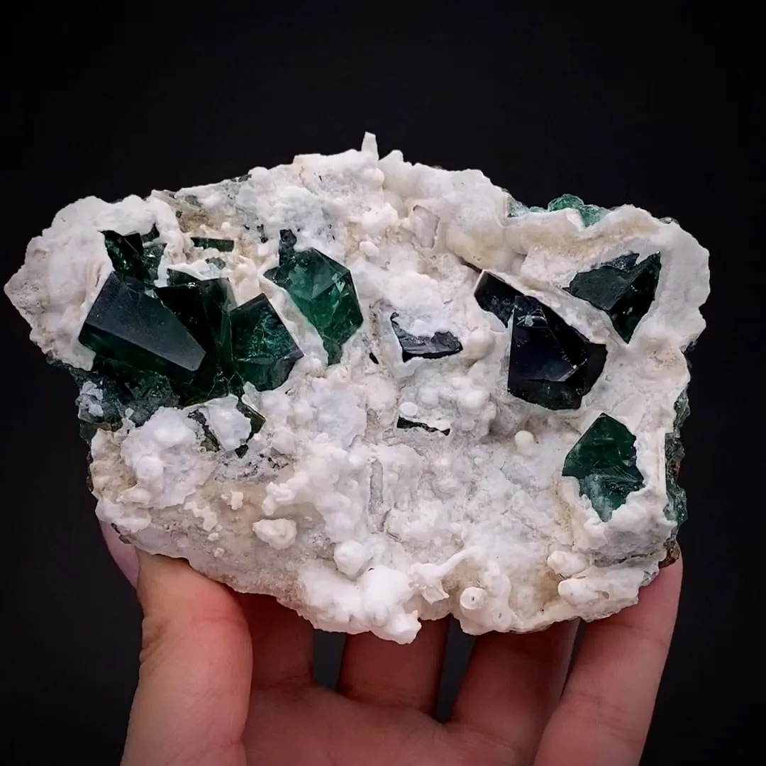 Fluorite with Aragonite - image 1